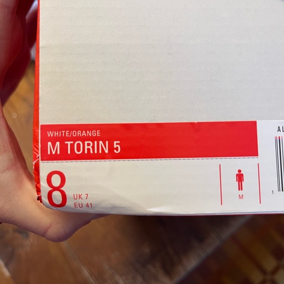 Altra Men’s Torin 5 running shoes size 8 orange white and black - Picture 2 of 2